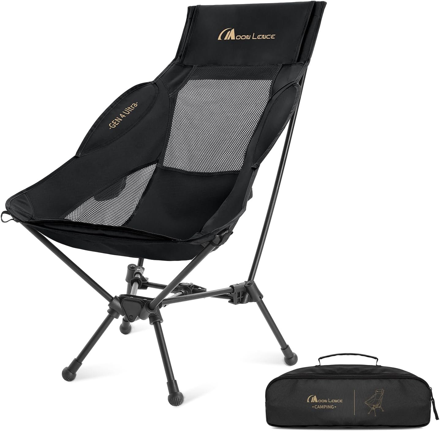 Ergonomic camping chair by MOON LENCE